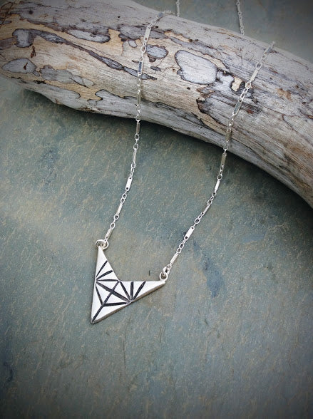 Geometric Chevron Necklace