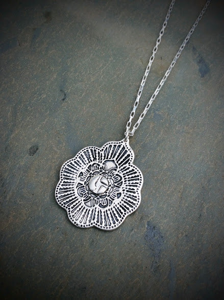 Disco Biscuits Mandala Burst Necklace