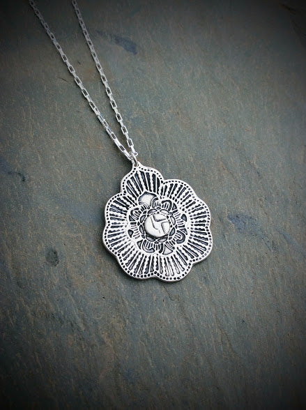 Disco Biscuits Mandala Burst Necklace