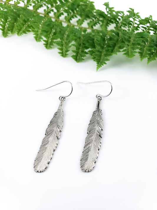 Feather Dangle Earrings