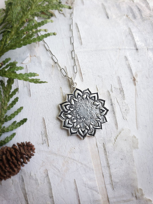 Floral Mandala Necklace