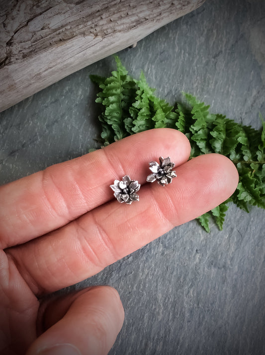 Floral Blossom Stud Earrings
