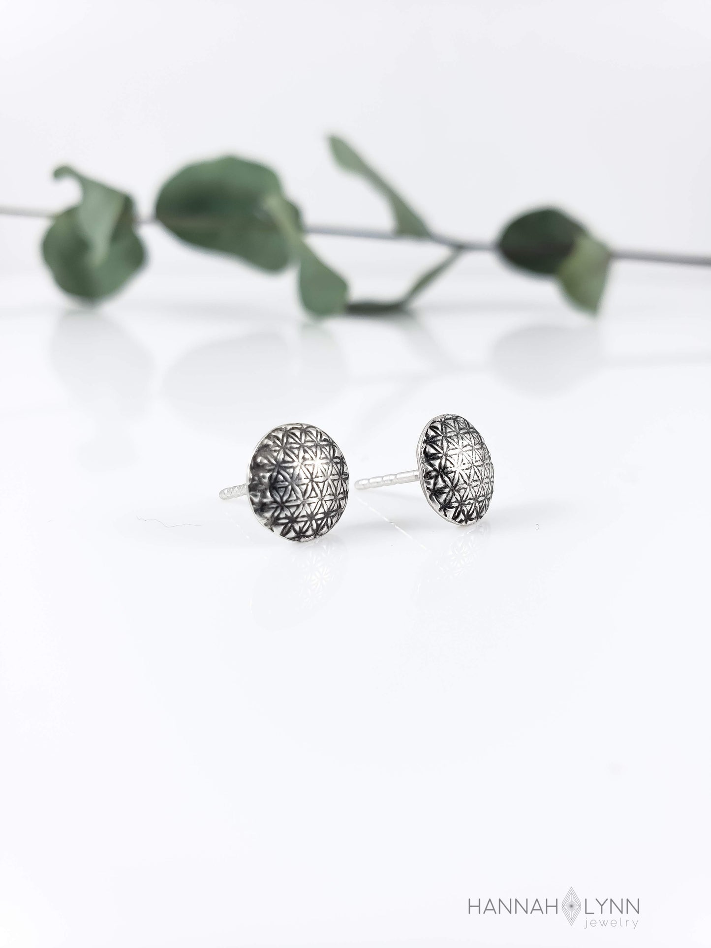 Flower of Life Stud Earrings