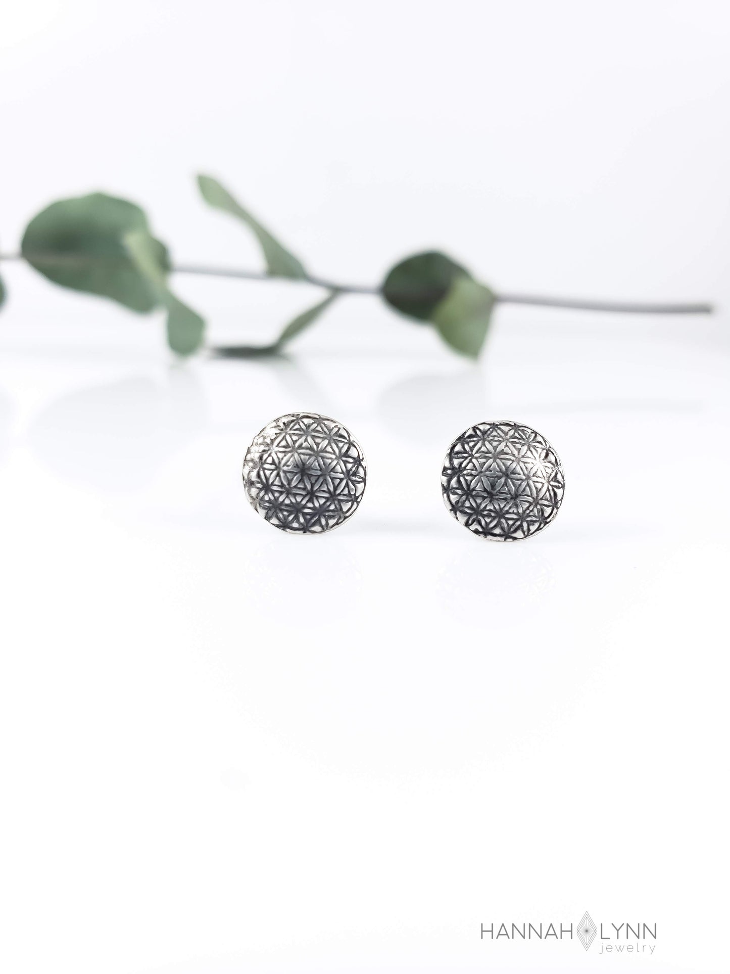 Flower of Life Stud Earrings