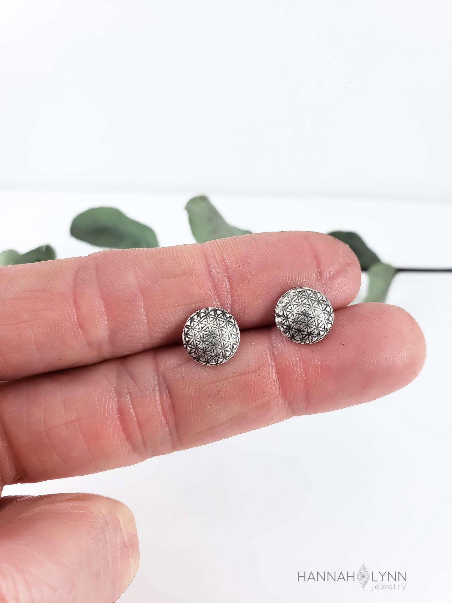 Flower of Life Stud Earrings