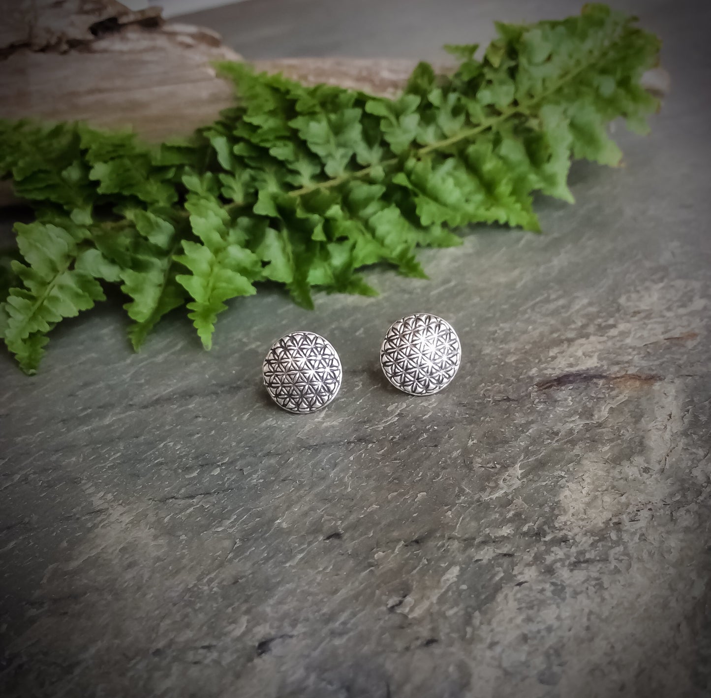 Flower of Life Stud Earrings