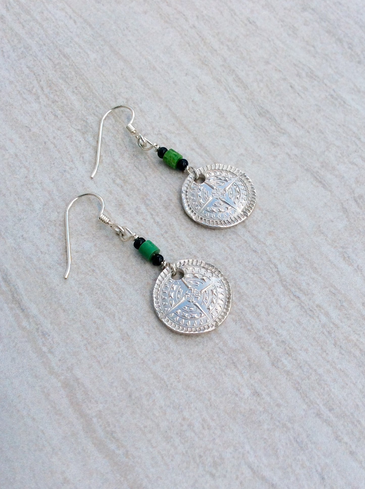 Wanderlust Traveler's Compass Earrings