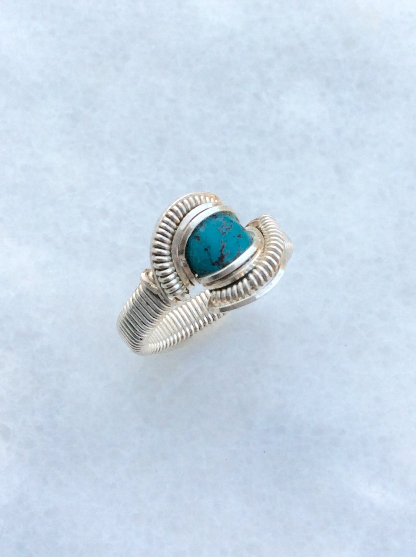 Turquoise Wire Wrap Ring