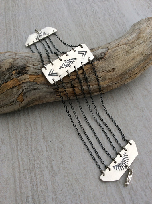 Aztec Chain Bracelet