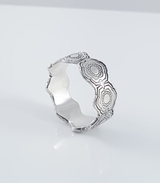 Lotus Flower Band Ring