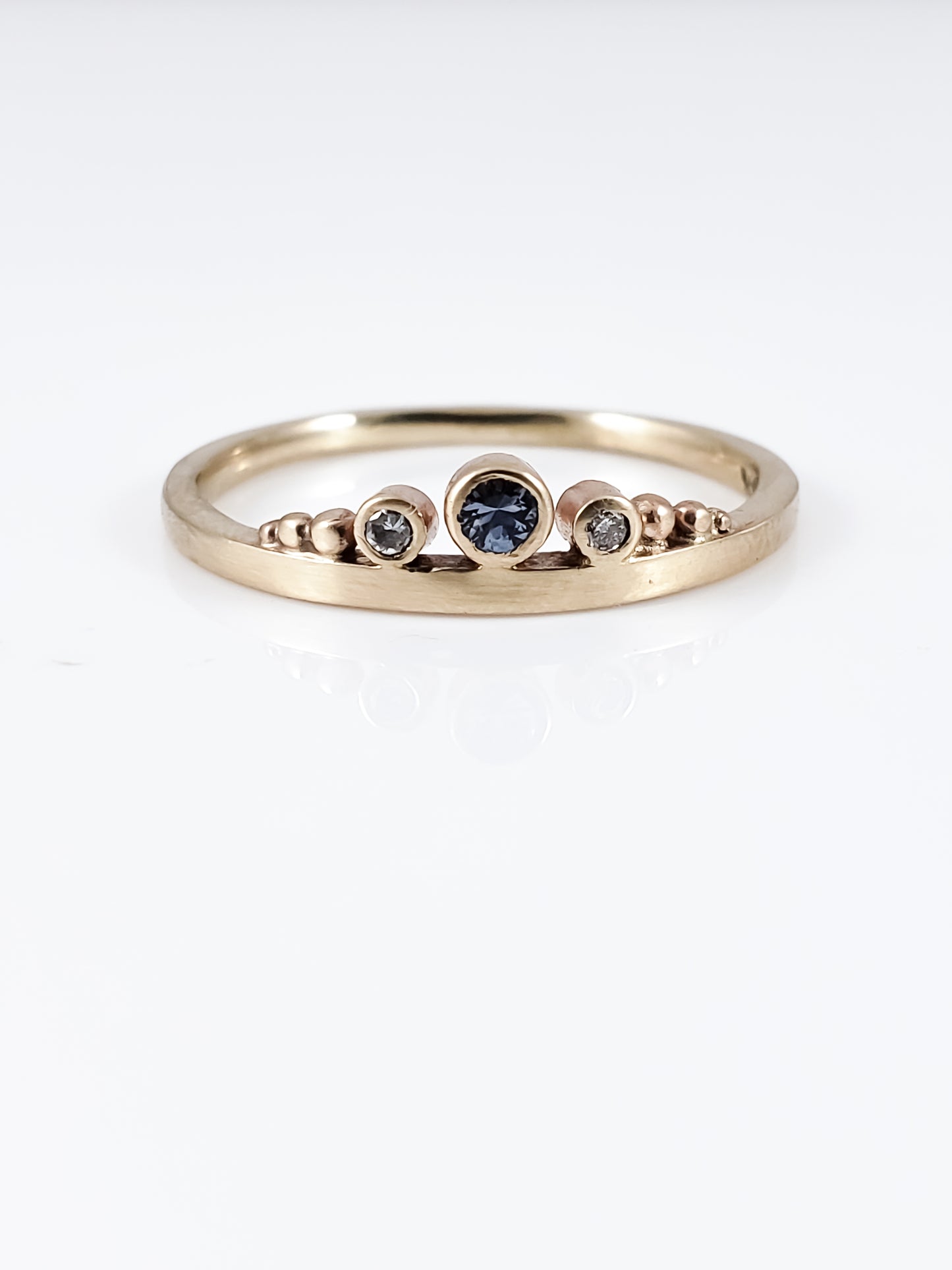 Montana Sapphire Diamond Ring