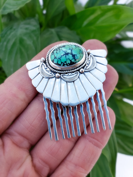 New Lander Turquoise Hair Comb