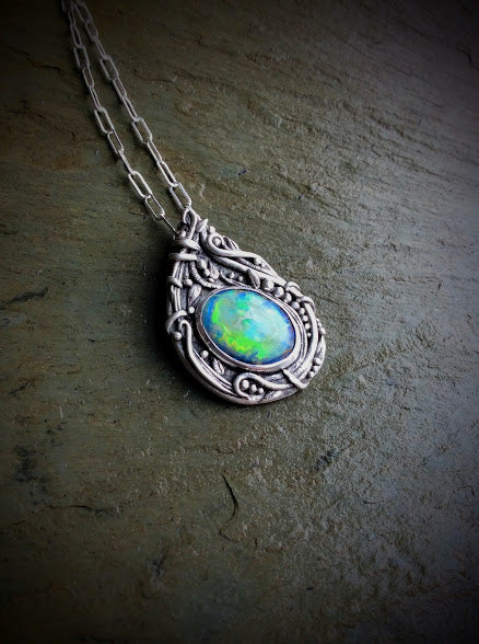 Opal Flow Artisan Necklace
