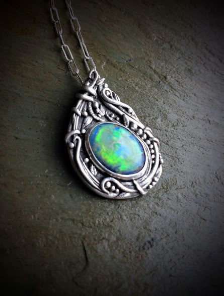 Opal Flow Artisan Necklace