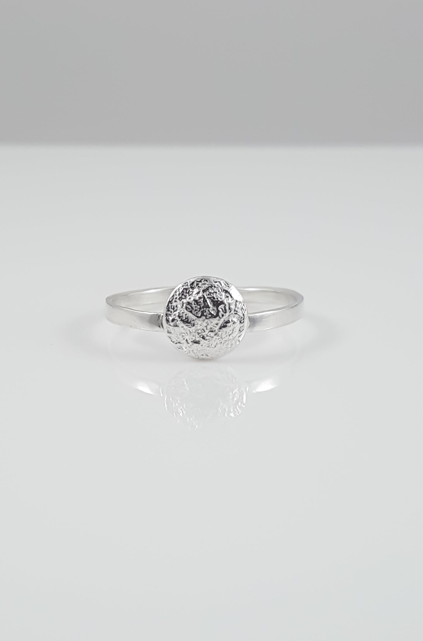 Custom Order Reserved for Holly // Sterling Silver Moon Ring