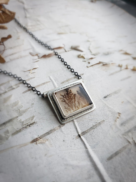 Dendritic Agate Necklace
