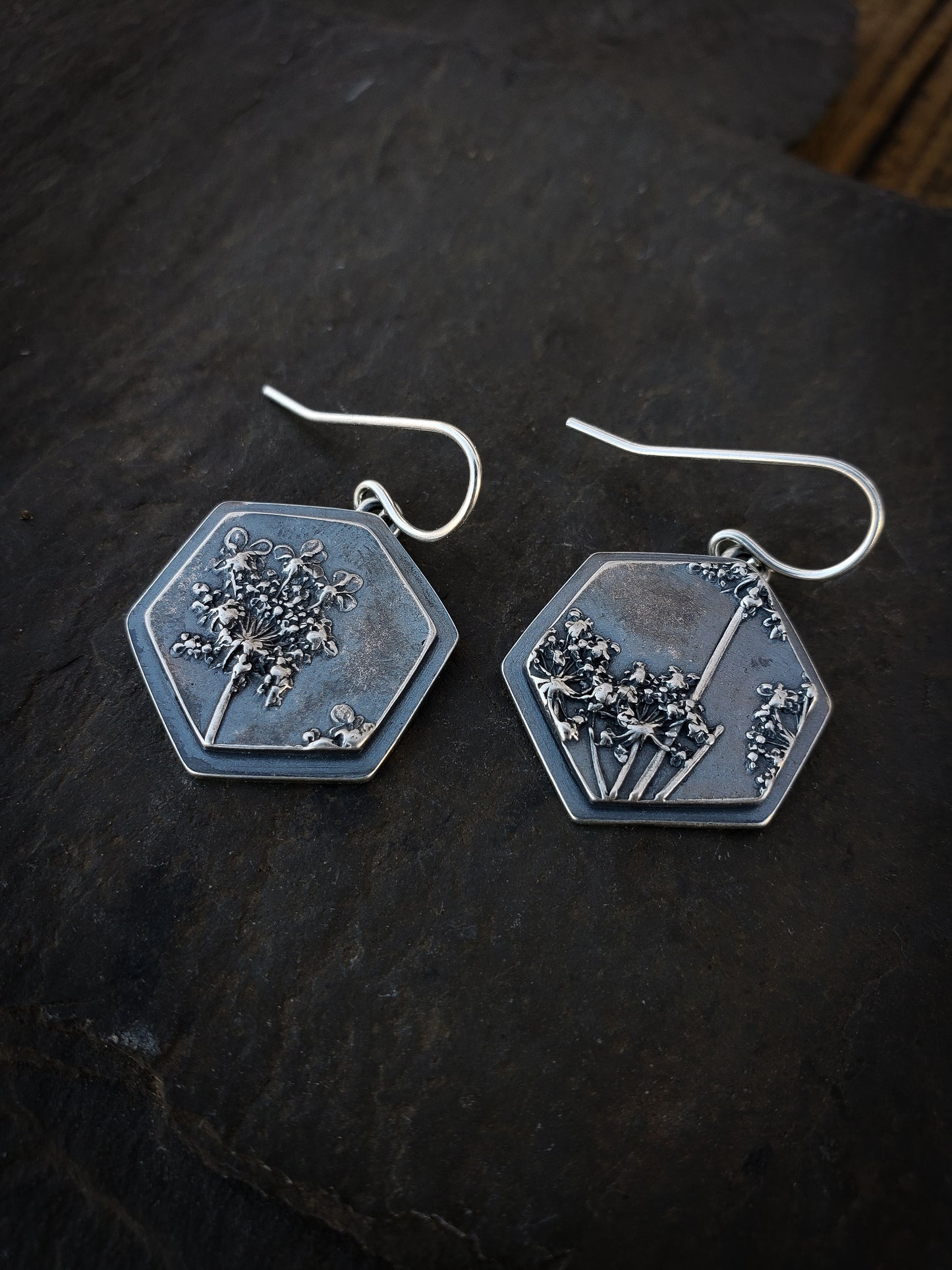 Botanical Earrings - Hexagon