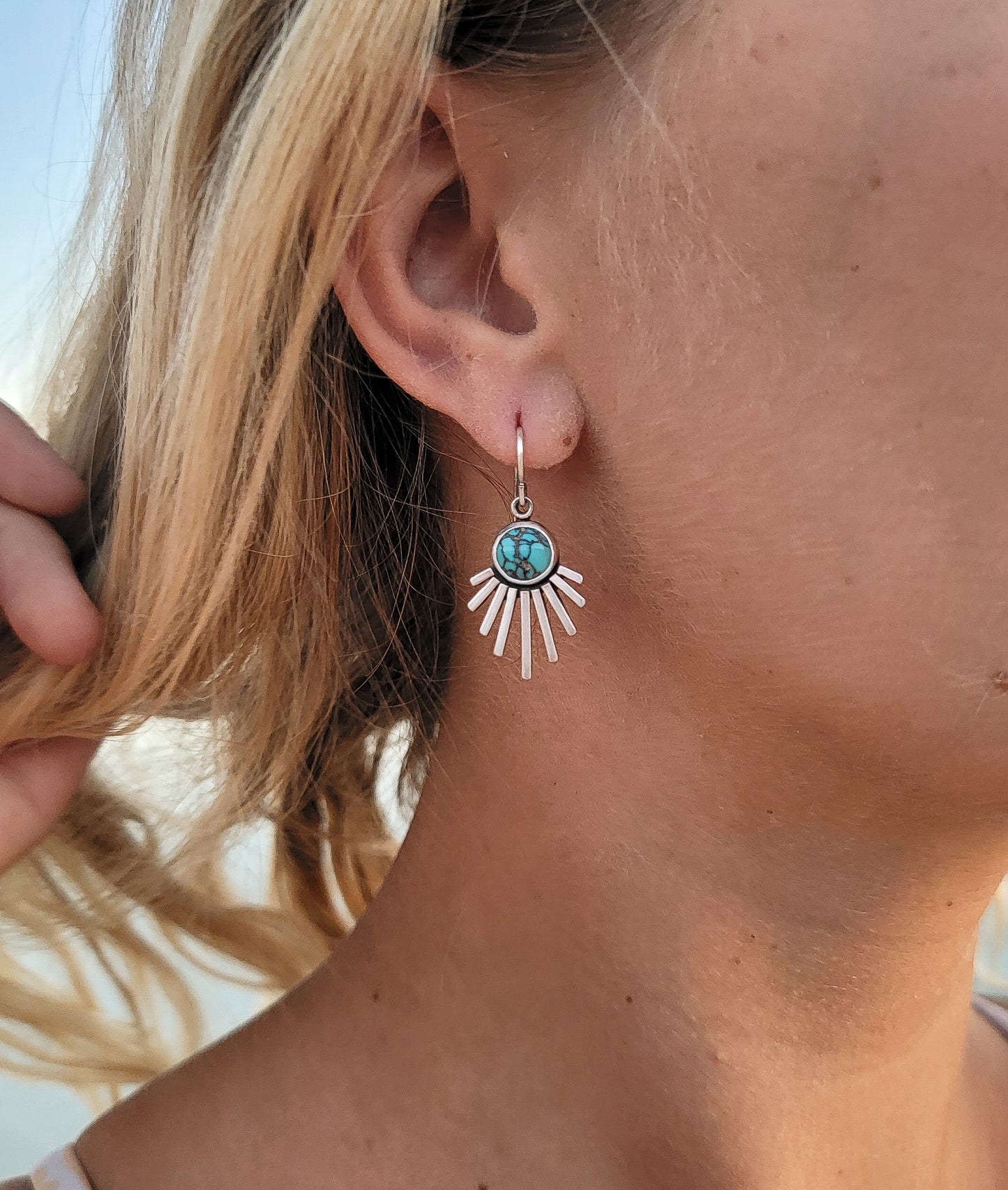 Turquoise Sol Earrings