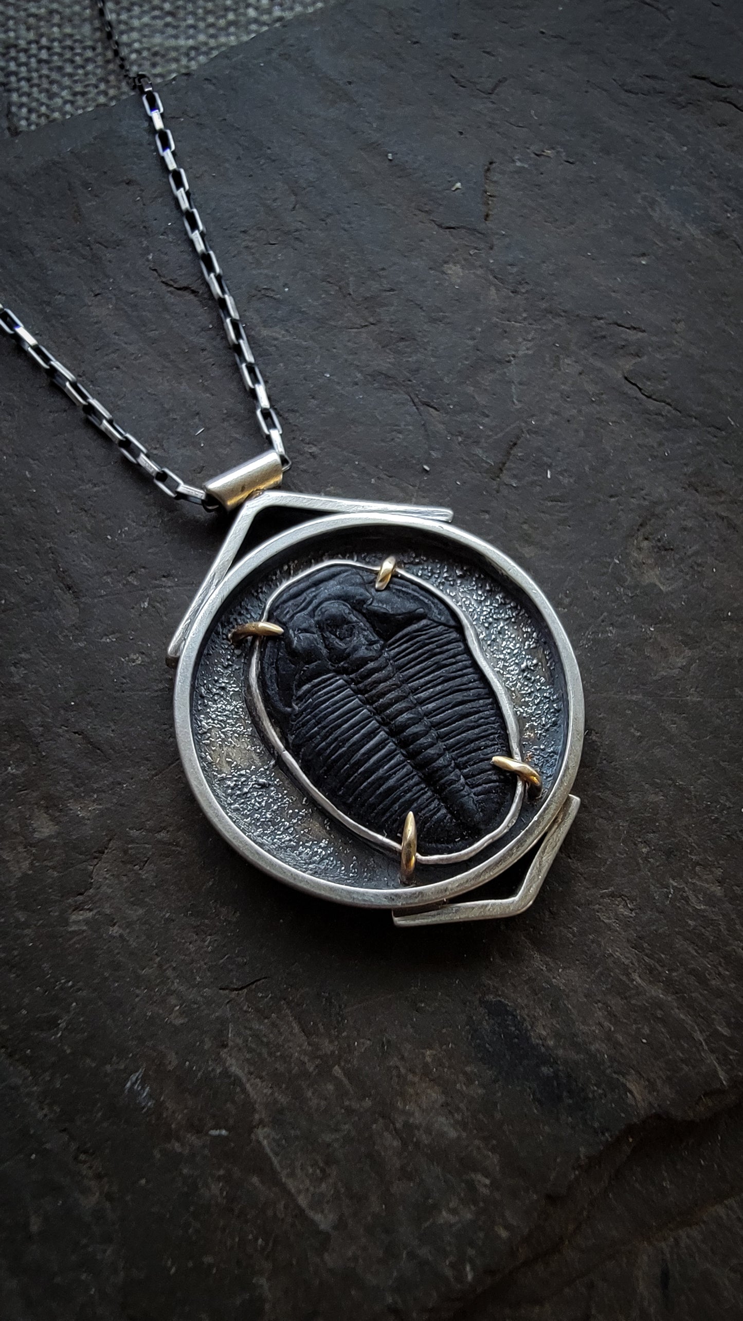 Ancient Artifact Trilobite Necklace