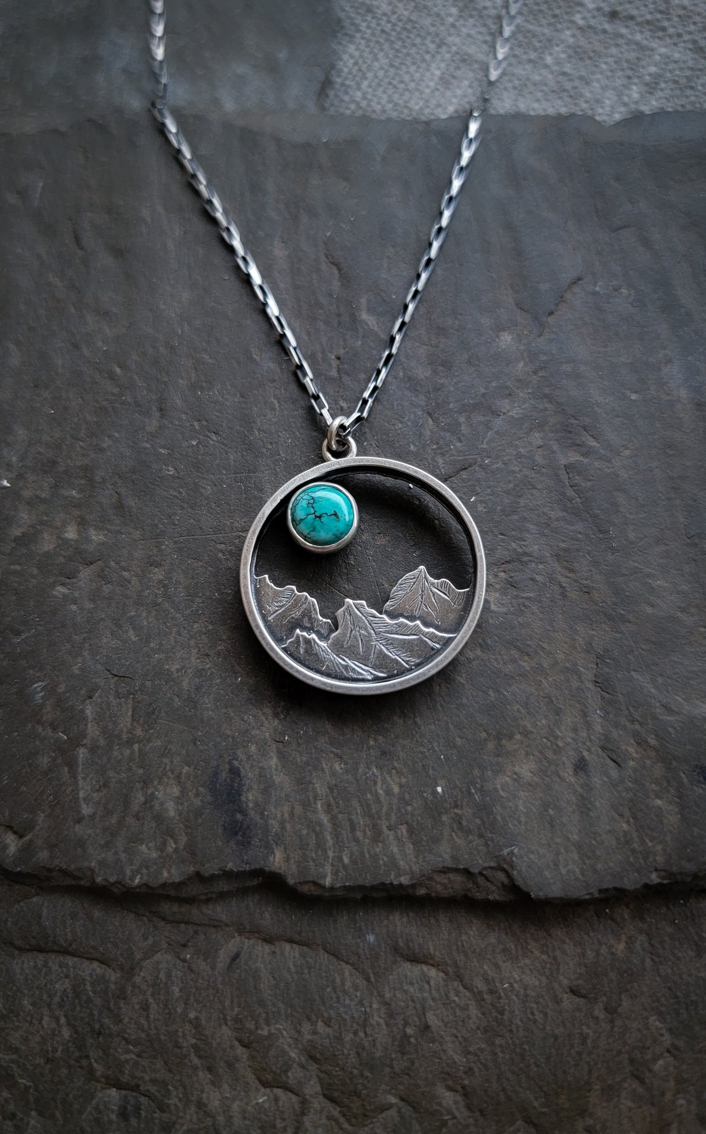 Blue Moon Ridge Turquoise Necklace