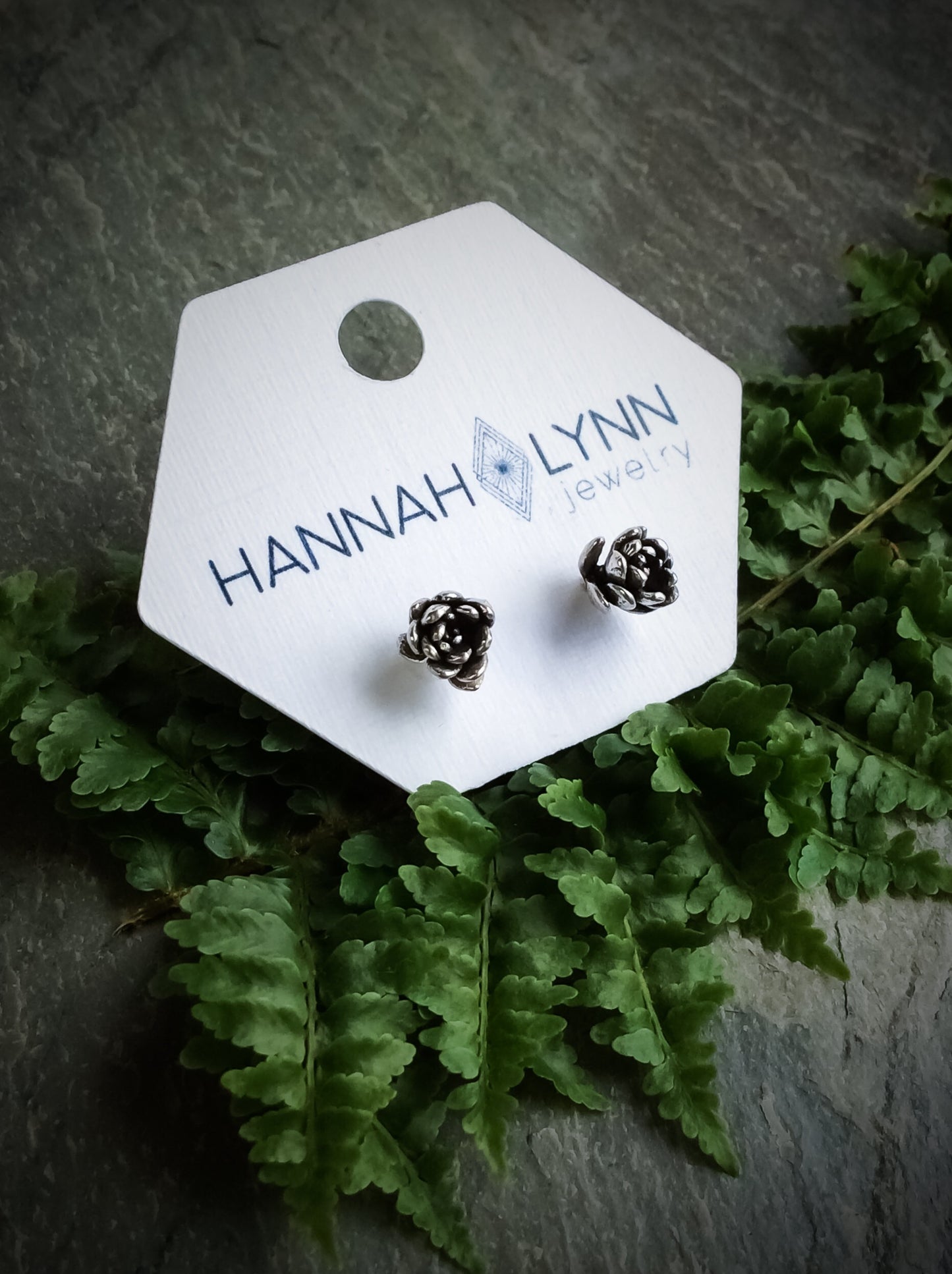 Succulent Blossom Stud Earring