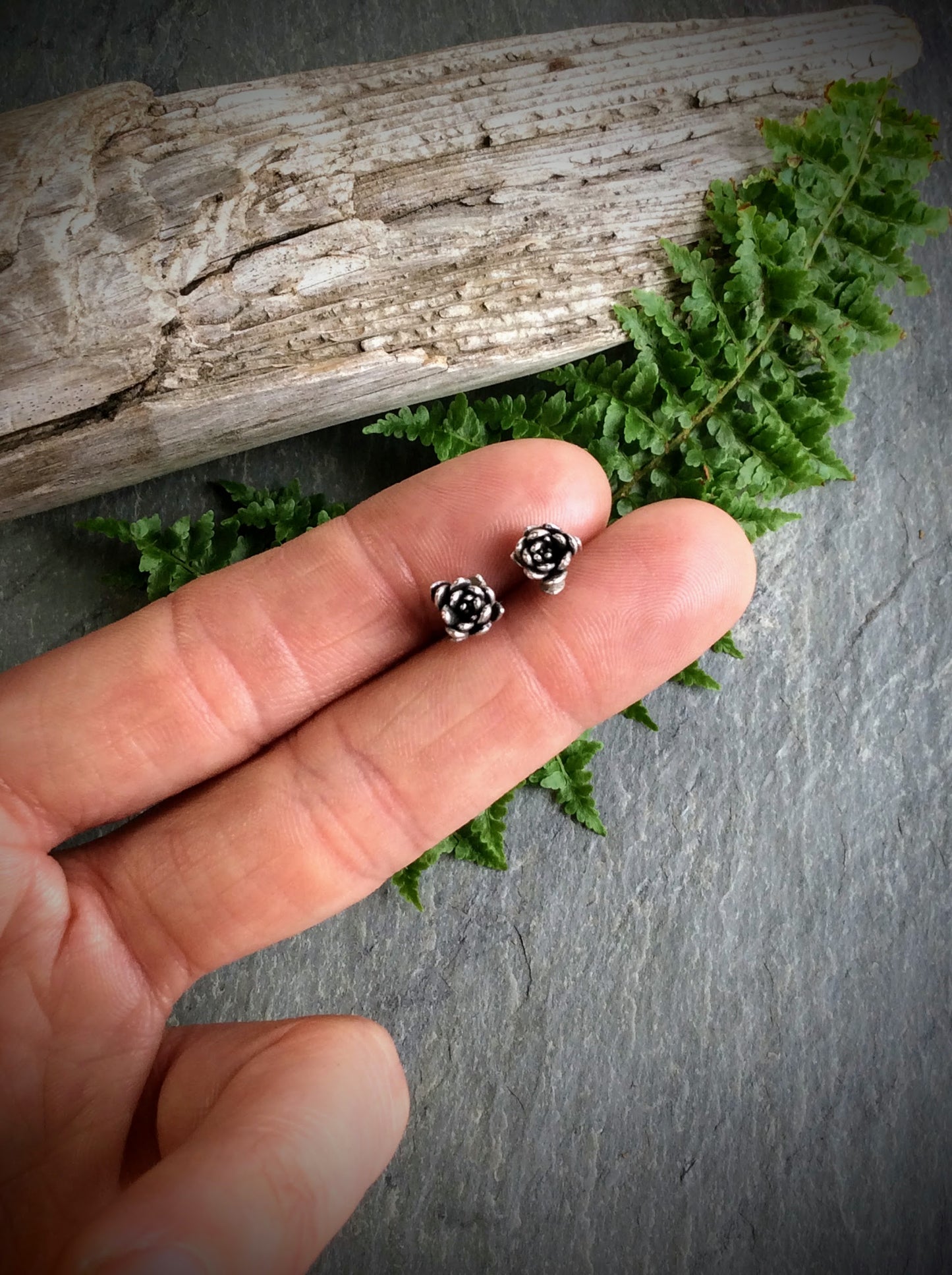 Succulent Blossom Stud Earring