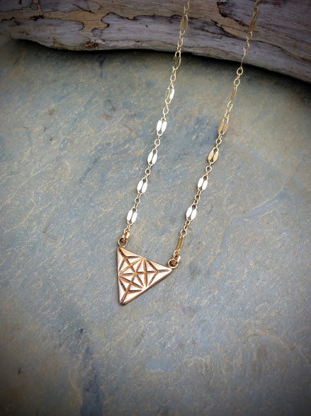 Triangle Merkaba Necklace