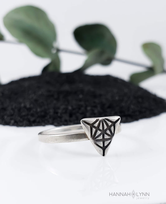 Triangle Merkaba Ring