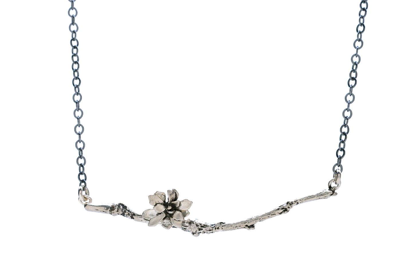 Cherry Blossom Bar Necklace