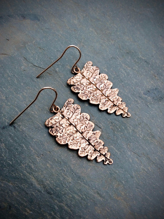 Ruffle Fern Earrings