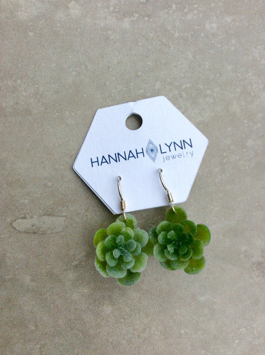 Succulent Earrings