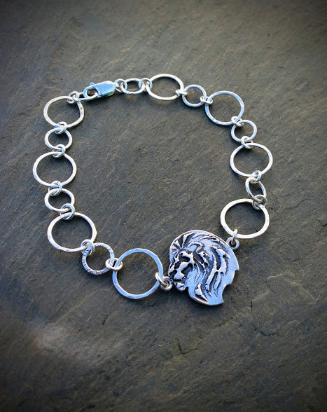 Lions Head Bracelet- Custom Order Chelsea Cook