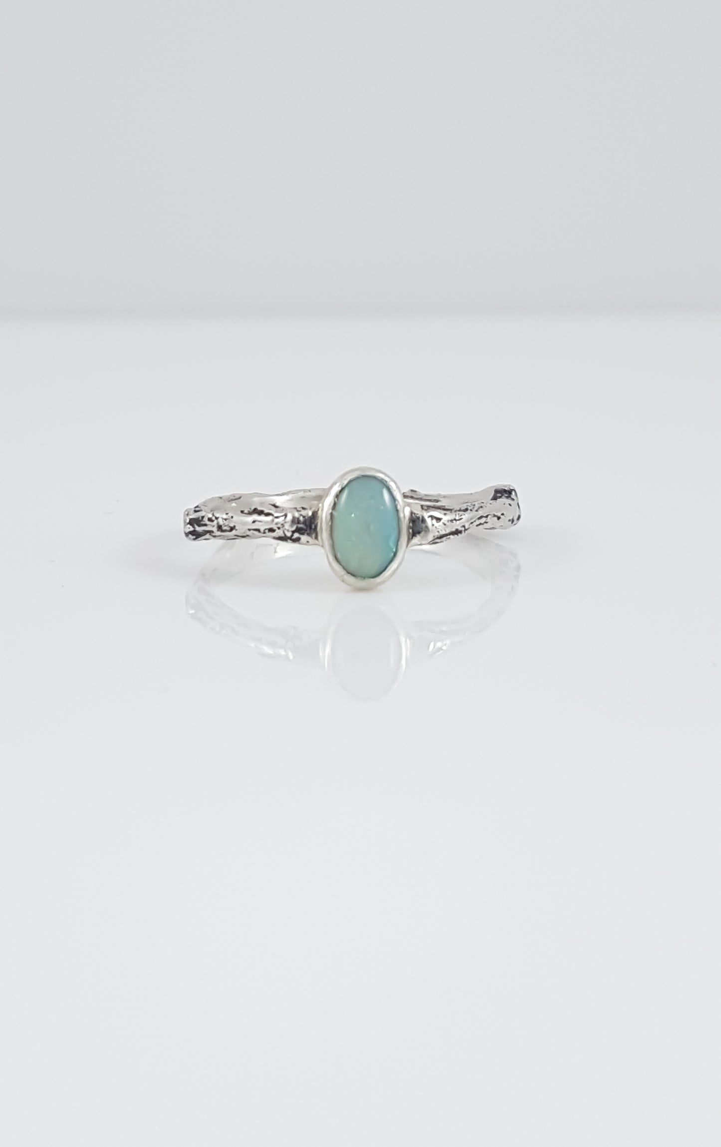 Opal Branch Band Ring