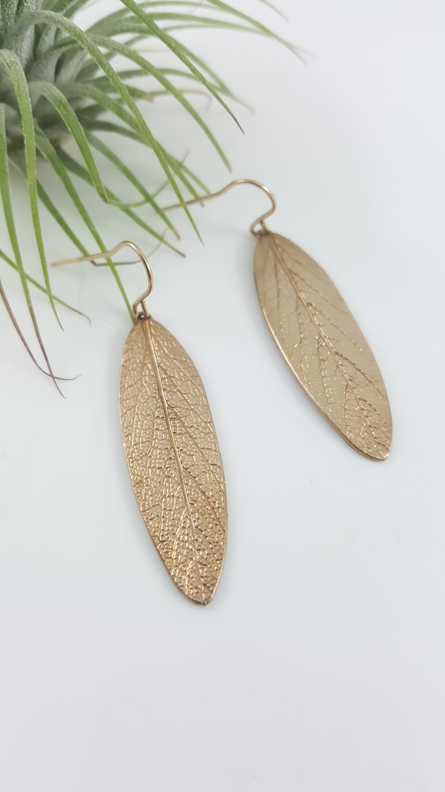 Sage Leaf Earrings