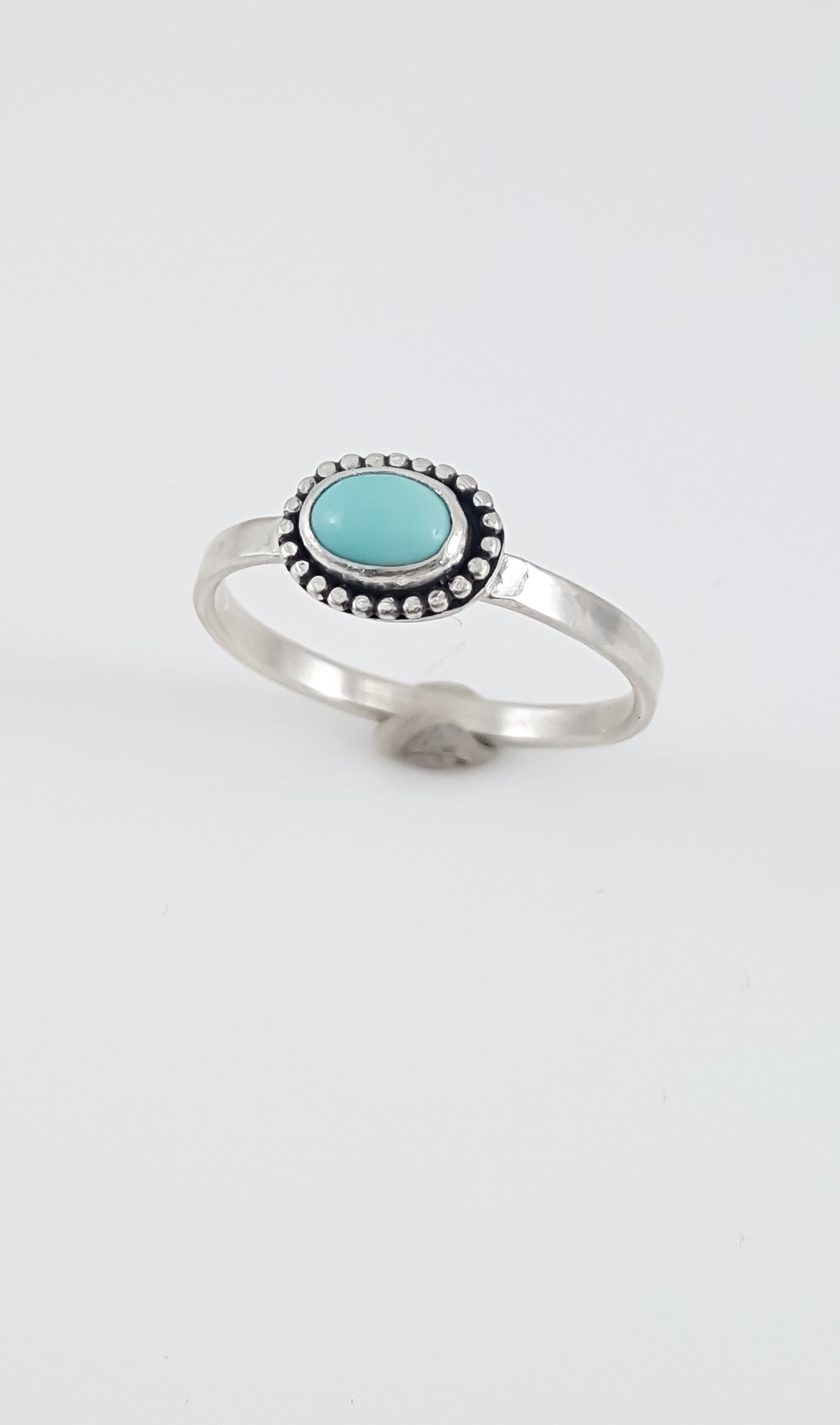 Dainty Sleeping Beauty Turquoise Ring